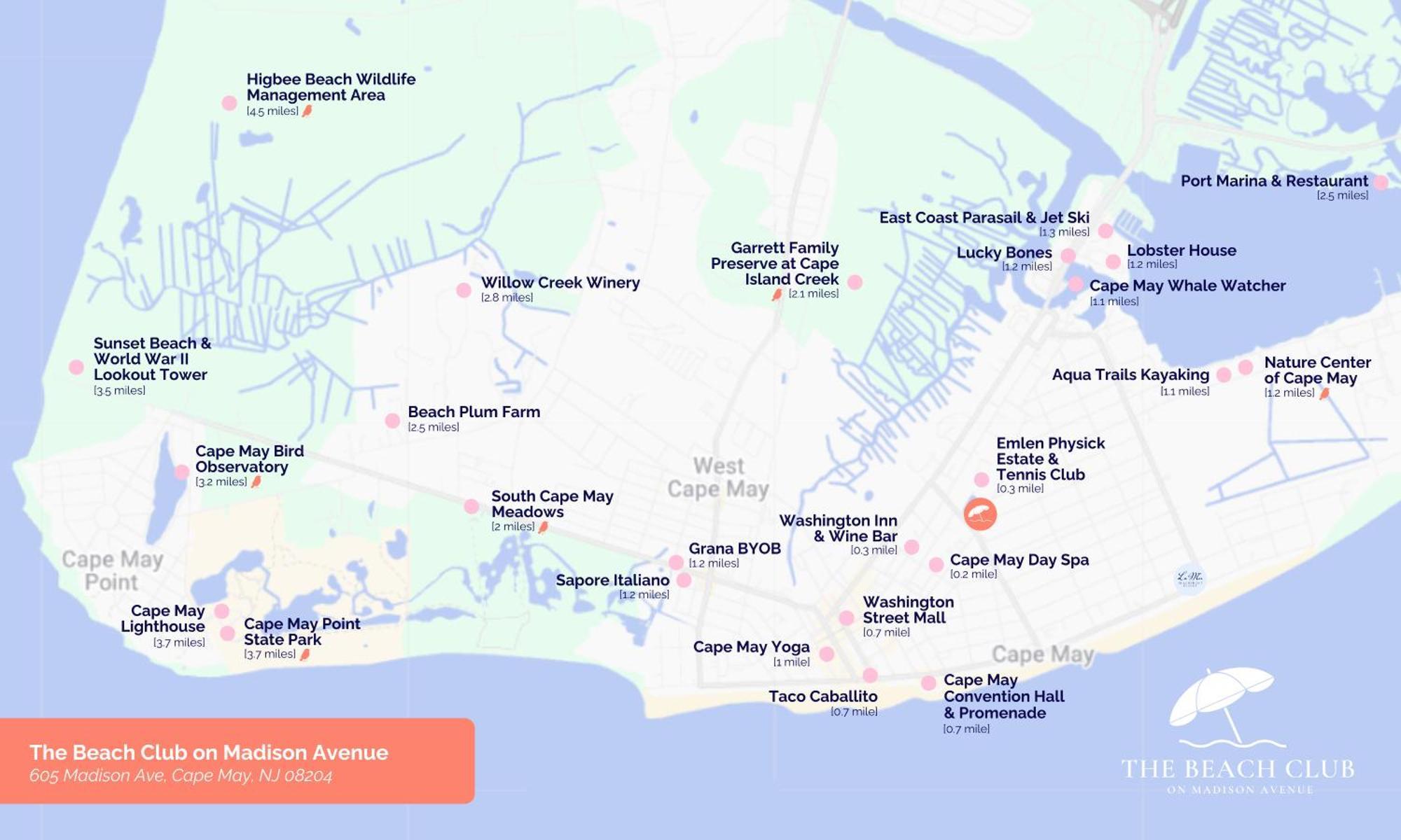 The Beach Club On Madison Avenue Cape May Ngoại thất bức ảnh